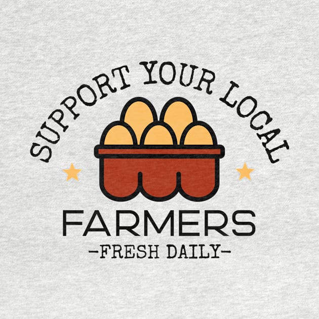 Support Your Local Farmers by Mountain Morning Graphics